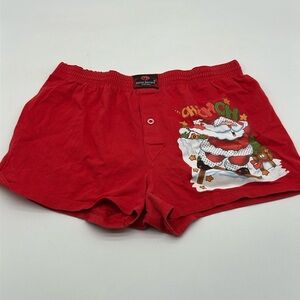 Men’s medium red Marco Barrera Xmas Boxer Underwear